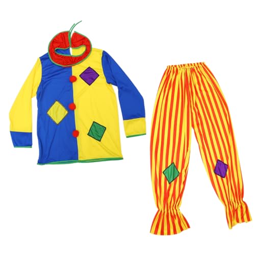 PACKOVE 1 Satz Clown-Anzug kostüme für maskenball clown kostüm Clown-Cosplay-Kostüm Halloween-Clown-Cosplay-Zubehör kleidung Kleider Clown-Kostüm Cosplay-Outfit bilden von PACKOVE