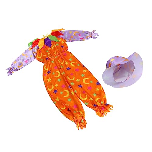PACKOVE 1 Satz Clown-anzug Lustiges Cosplay-kostüm Lustiges Halloween-kostüm Party-clown-kostüm Kleidung Für Maskerade Chemiefasermischung Performance-kleidung Empfindlich von PACKOVE