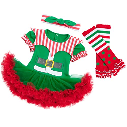 PACKOVE 1 Satz Kleid Weihnachtsmann-Kostüm weihnachtsoutfit für kleinkinder Partykostüm Baby von PACKOVE