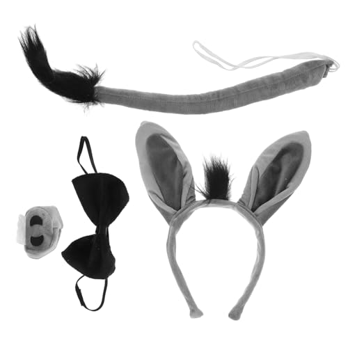 PACKOVE 1 Satz Tierohren Stirnband mit Nase und Fliege Lustiges Zubehör für Halloween Geburtstagsfeiern Cosplay und Themenveranstaltungen PACKOVE 1 Satz Tierohren Stirnband mit Nase und Fliege Lustiges Zubehör für Halloween Geburtstagsfeiern Cosplay und Themenveranstaltungen von PACKOVE