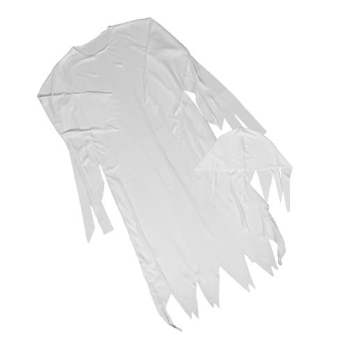 PACKOVE 1 Satz Weißes Geisterkostüm für Damen Gruselige Halloween Verkleidung mit Hut für Partys Performances Dekorationen Atmungsaktiv Einzigartiges Design für Einen Furchterregenden Look PACKOVE 1 Satz Weißes Geisterkostüm für Damen Gruselige Halloween Verkleidung mit Hut für Partys Performances Dekorationen Atmungsaktiv Einzigartiges Design für Einen Furchterregenden Look von PACKOVE