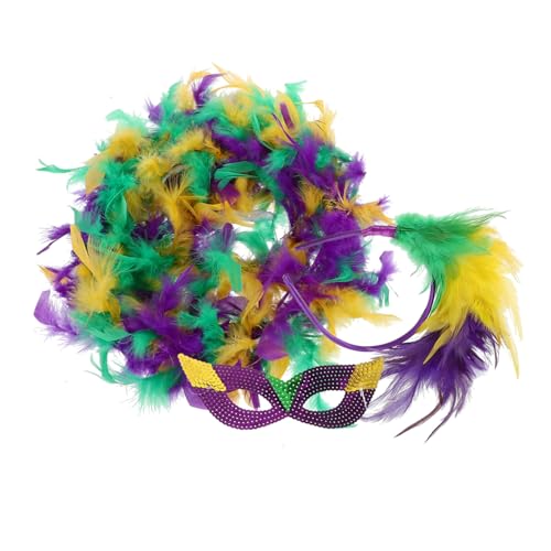 PACKOVE 1 Set Karnevals Stirnband Karnevals Accessoire Karnevals Party Requisite Karnevals Kopfbedeckung Unisex Maskerade Kopfbedeckung Für Maskerade Damen Kopfbedeckung Kunstfeder von PACKOVE