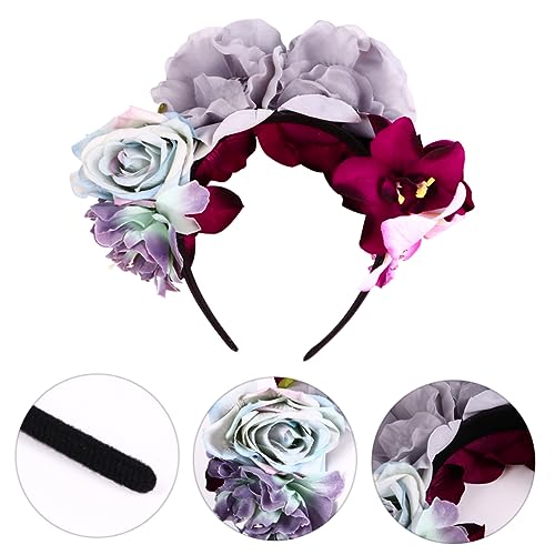 PACKOVE 1 Stück Retro Blumen Haarreifen mit Großen Rosen für Halloween Perfektes Party Kopfschmuck für Fotos und Feiern Leicht und Bequem Wiederverwendbar Kreative Blumendesigns PACKOVE 1 Stück Retro Blumen Haarreifen mit Großen Rosen für Halloween Perfektes Party Kopfschmuck für Fotos und Feiern Leicht und Bequem Wiederverwendbar Kreative Blumendesigns von PACKOVE