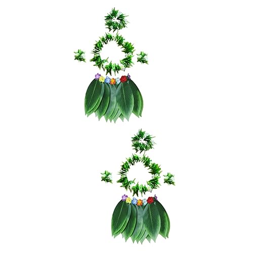 PACKOVE 10 Stk Luau Partyrock Blumenarmband hawaiianischer Blattrock Luau-Kostüm bilden von PACKOVE