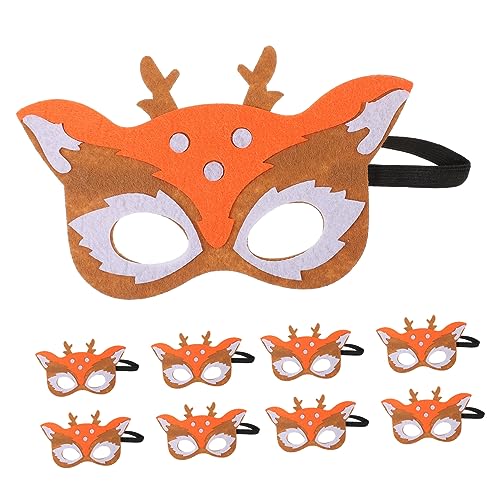 PACKOVE 10 Stück Teiliges Cartoon Tiermasken Leichtem Vliesstoff Niedliche Cosplay Halloween Masken für Kinderfest Bühnenauftritte Partyzubehör Weiches Material Augenfreundlich Farbenfroh PACKOVE 10 Stück Teiliges Cartoon Tiermasken Leichtem Vliesstoff Niedliche Cosplay Halloween Masken für Kinderfest Bühnenauftritte Partyzubehör Weiches Material Augenfreundlich Farbenfroh von PACKOVE