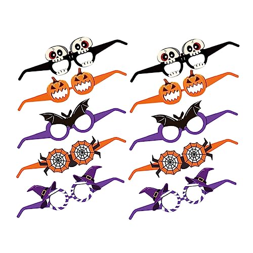PACKOVE 10 Stück Teiliges Lustige Halloween Brillen Tragbare Party Sonnenbrillen für Dekorative Brillen für Karneval Festivals und Outdoor Aktivitäten PACKOVE 10 Stück Teiliges Lustige Halloween Brillen Tragbare Party Sonnenbrillen für Dekorative Brillen für Karneval Festivals und Outdoor Aktivitäten von PACKOVE