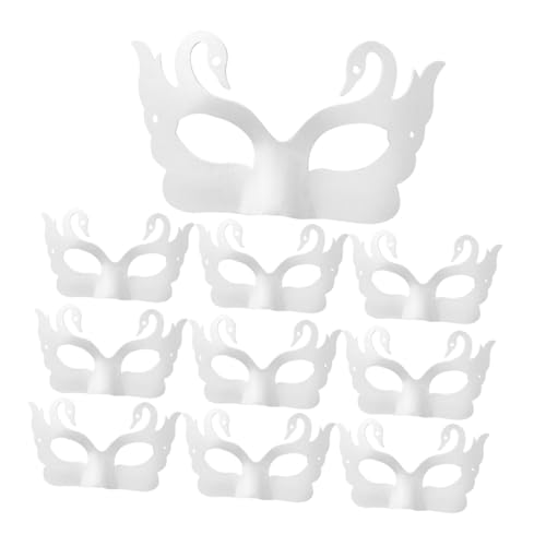 PACKOVE 10 Stück Teiliges Weiße Papier Masken Bemalen Leichte DIY Masken Papierpulp für Faschingsmasken Halloween Mardi Gras Vielseitige Karneval Gesichtsmaske PACKOVE 10 Stück Teiliges Weiße Papier Masken Bemalen Leichte DIY Masken Papierpulp für Faschingsmasken Halloween Mardi Gras Vielseitige Karneval Gesichtsmaske von PACKOVE