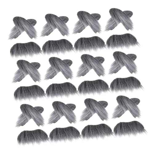 PACKOVE 12 Sätze Teiliges Selbstklebende Realistische Fake Schnurrbärte und Augenbrauen für Halloween Cosplay Party Leicht Tragbar Vielseitig Einsetzbar für Kostüm und Festveranstaltungen von PACKOVE