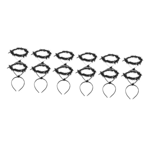 PACKOVE 12 Stück Teiliges Stirnband aus Robustem Leicht und Bequem für Cosplay Faschingskostüme Damen Party Kostümzubehör und Festliche Anlässe von PACKOVE