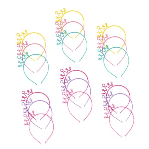 PACKOVE 18 Stück Teiliges Krone Haarband für Bunte Haarschmuck für Partys Fotografie Bühnenaufführungen Gelb Grün Rosa Süße Haaraccessoires für Mädchen PACKOVE 18 Stück Teiliges Krone Haarband für Bunte Haarschmuck für Partys Fotografie Bühnenaufführungen Gelb Grün Rosa Süße Haaraccessoires für Mädchen von PACKOVE