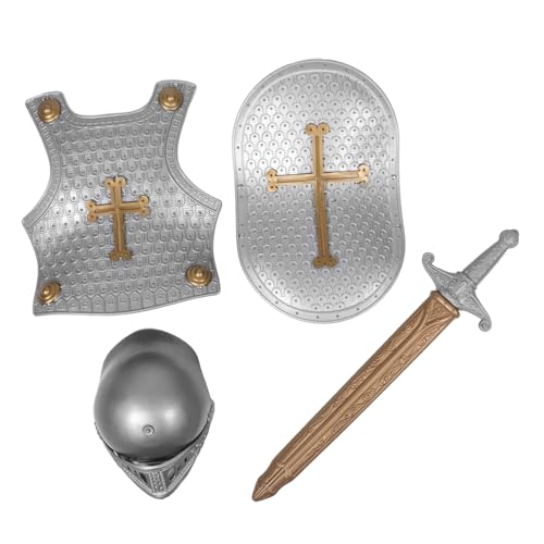 PACKOVE 1Satz Mittelalterliches Cosplay Rüstungs für Teiliges mit Schild Sicheres Zubehör für Jungen für Verkleidung Rollenspiele von PACKOVE