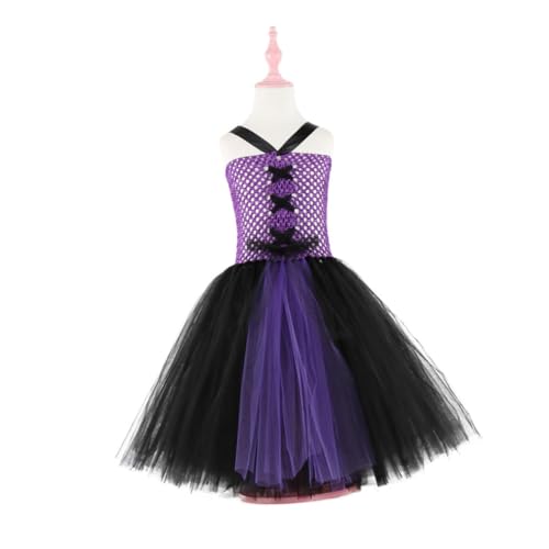 PACKOVE 1Stück Halloween Kostüm Hexenkleid Cosplay Outfit Mit Tüllrock Für Karneval Halloween Feiern Für Rollenspiele Kostümpartys von PACKOVE