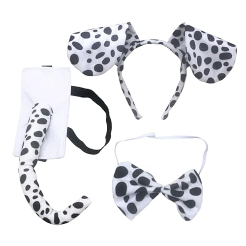 PACKOVE 1satz Tierkostüm-set Für Hunde Lustiges Hundekostüm Mit Ohren-stirnband Fliege Und Für Halloween Und Cosplay Perfektes Accessoire Für Und Mädchen Mit Süßem Punktemuster PACKOVE 1satz Tierkostüm-set Für Hunde Lustiges Hundekostüm Mit Ohren-stirnband Fliege Und Für Halloween Und Cosplay Perfektes Accessoire Für Und Mädchen Mit Süßem Punktemuster von PACKOVE