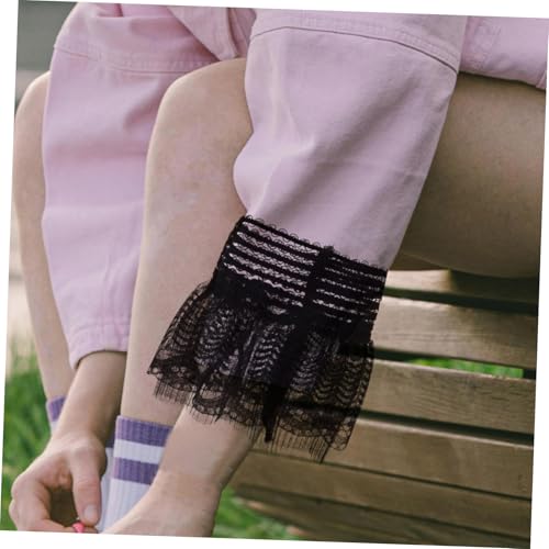 PACKOVE 2 Paar Halloween Handgelenkmanschetten Abnehmbare Handmanschetten Spitzen Armmanschetten Handgelenkmanschetten Für Damen Abnehmbare Handgelenk von PACKOVE