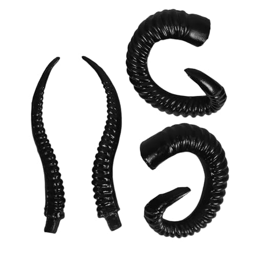 PACKOVE 2 Paare Realistische DIY Hörner Stirnband Dekor Antilopenhörner Haarschmuck für Karneval Halloween Kostüm Vielseitiges Haarband Zubehör für Verkleidungen PACKOVE 2 Paare Realistische DIY Hörner Stirnband Dekor Antilopenhörner Haarschmuck für Karneval Halloween Kostüm Vielseitiges Haarband Zubehör für Verkleidungen von PACKOVE