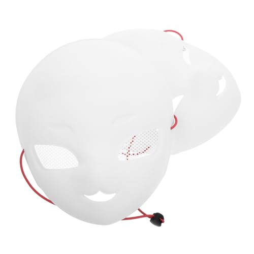 PACKOVE 2 STÜCK Weiße Gesichtsmaske Bemalen Leere Maske Netzgewebe für DIY Karneval Halloween Partys und Cosplay Kreative Masquerade Maske PACKOVE 2 STÜCK Weiße Gesichtsmaske Bemalen Leere Maske Netzgewebe für DIY Karneval Halloween Partys und Cosplay Kreative Masquerade Maske von PACKOVE