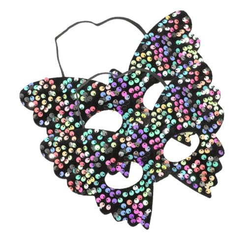 PACKOVE 2 Stück Applikations Pailletten Schmetterlingsmaske für Damen Stilvolle PVC Masquerade Masken Bequemes Tragegefühl für Halloween Karneval Maskenball und Themenpartys PACKOVE 2 Stück Applikations Pailletten Schmetterlingsmaske für Damen Stilvolle PVC Masquerade Masken Bequemes Tragegefühl für Halloween Karneval Maskenball und Themenpartys von PACKOVE