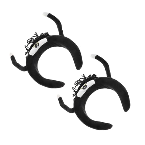PACKOVE 2 Stück Cartoon Doll Stirnband Niedlicher Schimpansen-Kopfschmuck Cosplay-Stirnbänder Armhaarschmuck aus Plüsch Tierarm-Stirnbänder Tierarme Plastik Black PACKOVE 2 Stück Cartoon Doll Stirnband Niedlicher Schimpansen-Kopfschmuck Cosplay-Stirnbänder Armhaarschmuck aus Plüsch Tierarm-Stirnbänder Tierarme Plastik Black von PACKOVE