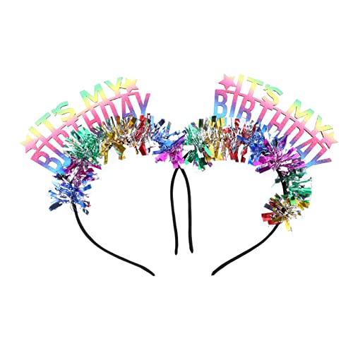 PACKOVE 2 Stück Geburtstag Stirnband Geburtstag Tiara Stirnband Stirnbänder Geburtstag Haarband Dekorativer Kopfschmuck Zum Geburtstag Haarband Kopfschmuck Plastik PACKOVE 2 Stück Geburtstag Stirnband Geburtstag Tiara Stirnband Stirnbänder Geburtstag Haarband Dekorativer Kopfschmuck Zum Geburtstag Haarband Kopfschmuck Plastik von PACKOVE