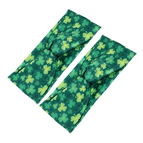 PACKOVE 2 Stück Grüne Kleeblatt Haargummis Patricks Day Haarbänder Leicht Komfortabel für Party Karneval Festival Zubehör PACKOVE 2 Stück Grüne Kleeblatt Haargummis Patricks Day Haarbänder Leicht Komfortabel für Party Karneval Festival Zubehör von PACKOVE