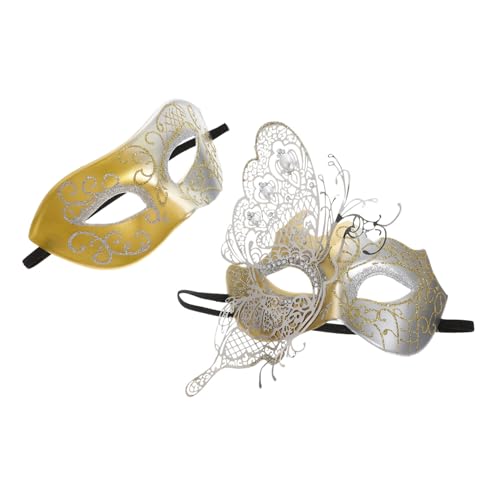 PACKOVE 2 Stück Halloween Masken Schmetterlings Augenmasken für Frauen für Kostümpartys und Karneval PACKOVE 2 Stück Halloween Masken Schmetterlings Augenmasken für Frauen für Kostümpartys und Karneval von PACKOVE