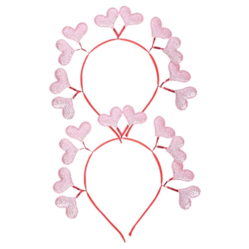 PACKOVE 2 Stück Herz Haarschmuck Funkelnde Herz Stirnbänder für Valentinstag und Hochzeiten Romantisches Accessoire für Partys und Fotoshootings PACKOVE 2 Stück Herz Haarschmuck Funkelnde Herz Stirnbänder für Valentinstag und Hochzeiten Romantisches Accessoire für Partys und Fotoshootings von PACKOVE