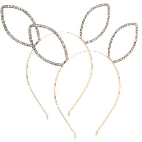 PACKOVE 2 Stück Kaninchenohren Ohren Stirnbänder Und Erwachsene Männer Party Hasenohren Frauen Cosplay-Stirnband Hasenohren Stirnband Ohren Kopfbedeckung Legierung Golden PACKOVE 2 Stück Kaninchenohren Ohren Stirnbänder Und Erwachsene Männer Party Hasenohren Frauen Cosplay-Stirnband Hasenohren Stirnband Ohren Kopfbedeckung Legierung Golden von PACKOVE
