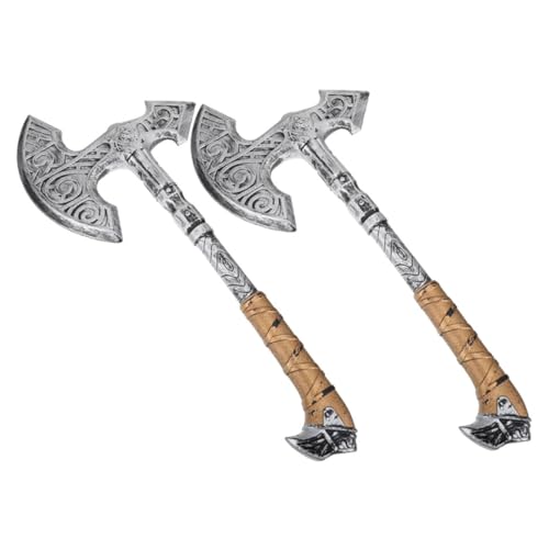 PACKOVE 2 Stück Realistische Halloween Axt Attrappe Sicheres Cosplay Requisit Scharfe Kanten für Party Dekoration Kostüm Accessoire und Foto Requisite bei Mottopartys und Karneval PACKOVE 2 Stück Realistische Halloween Axt Attrappe Sicheres Cosplay Requisit Scharfe Kanten für Party Dekoration Kostüm Accessoire und Foto Requisite bei Mottopartys und Karneval von PACKOVE