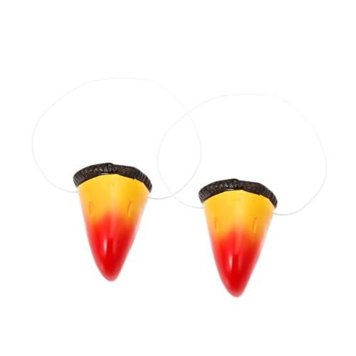PACKOVE 2 Stück Realistischer Schnabel aus Vinyl Leichtes Halloween Karneval Zubehör Bequeme Animal Nose für Party Cosplay und Tier Kostüm Dekoration von PACKOVE