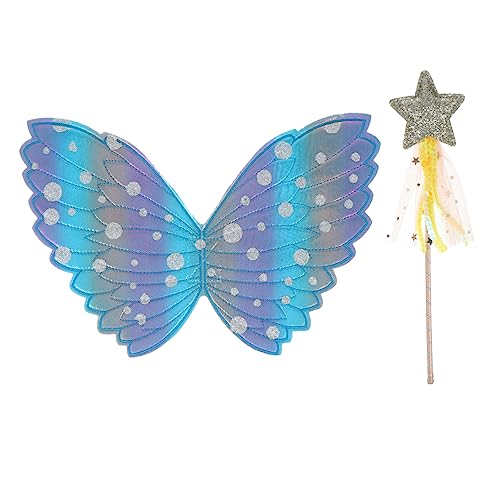 PACKOVE 2 Stück Schmetterling Engelsflügel Kinderpartyzubehör Parteiflügel Party-flügel-kostüm Engel Cosplay-accessoire Cosplay-flügel Für Kinderflügel Verkleiden Sich Stoff von PACKOVE