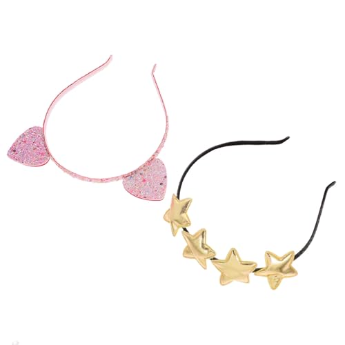 PACKOVE 2 Stück Stirnband süßer Stern-Haarreifen Erwachsene Cosplay-Party-Haarband karneval haarband lustige Stirnbänder süße Stirnbänder Pailletten-Glitter PACKOVE 2 Stück Stirnband süßer Stern-Haarreifen Erwachsene Cosplay-Party-Haarband karneval haarband lustige Stirnbänder süße Stirnbänder Pailletten-Glitter von PACKOVE