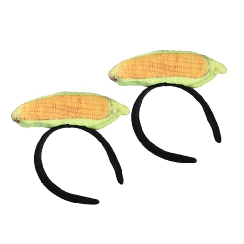 PACKOVE 2 Stück Teiliges Plüsch Mais Haarband Halloween Damen Verstellbar Lustiges Kostüm Zubehör Party Favor Kopfband PACKOVE 2 Stück Teiliges Plüsch Mais Haarband Halloween Damen Verstellbar Lustiges Kostüm Zubehör Party Favor Kopfband von PACKOVE