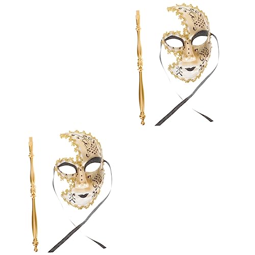 PACKOVE 2St Venezianische Maske Zubehör für den Abschlussball Maskerade-Party-Maske halloween masken halloweenmaske Cosplay-Zubehör Maske für Bar Spitze schmücken Abschlussball liefert von PACKOVE