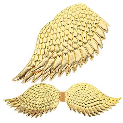 PACKOVE 2Stücke Goldene Kostüm Requisiten für Halloween Cosplay Bühnenaufführungen Fotografie Leicht mit Elastischem Band PACKOVE 2Stücke Goldene Kostüm Requisiten für Halloween Cosplay Bühnenaufführungen Fotografie Leicht mit Elastischem Band von PACKOVE