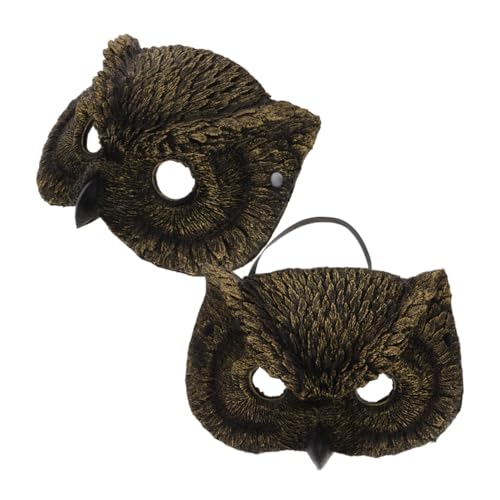 PACKOVE 2Stücke Katzenkopf Maske PU für Halloween Gruselige Tiermaske für Kostümparty Cosplay Leicht Hautfreundlich Lebensechte Owl Maske für Erwachsene PACKOVE 2Stücke Katzenkopf Maske PU für Halloween Gruselige Tiermaske für Kostümparty Cosplay Leicht Hautfreundlich Lebensechte Owl Maske für Erwachsene von PACKOVE