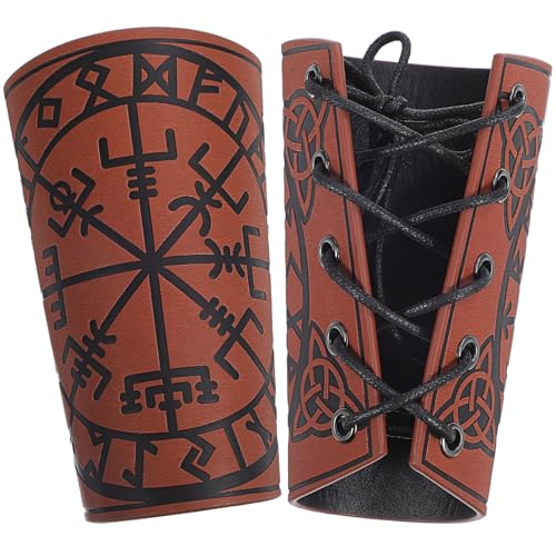 PACKOVE 2Stücke Mittelalterliche Armschienen Verstellbare Armguards für Cosplay Renaissance Kostümzubehör für Halloween und Mittelalter Events PACKOVE 2Stücke Mittelalterliche Armschienen Verstellbare Armguards für Cosplay Renaissance Kostümzubehör für Halloween und Mittelalter Events von PACKOVE