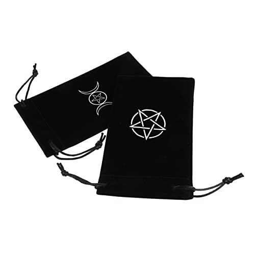 PACKOVE 2Stücke Tarotkarten Aufbewahrungsbeutel Mit Kordelzug Hochwertige Stoffbeutel Für Tarotkarten Und Langlebig Für Tarotliebhaber Und PACKOVE 2Stücke Tarotkarten Aufbewahrungsbeutel Mit Kordelzug Hochwertige Stoffbeutel Für Tarotkarten Und Langlebig Für Tarotliebhaber Und von PACKOVE