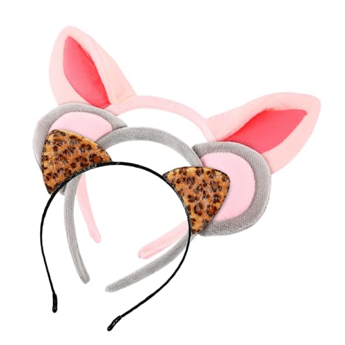 PACKOVE 3 Stück Teiliges Tierohren Stirnband mit Leopard und Schweineohren Vielseitige Kostüm Accessoires für Partys und Gesichtspflege Bequem und Langlebig PACKOVE 3 Stück Teiliges Tierohren Stirnband mit Leopard und Schweineohren Vielseitige Kostüm Accessoires für Partys und Gesichtspflege Bequem und Langlebig von PACKOVE