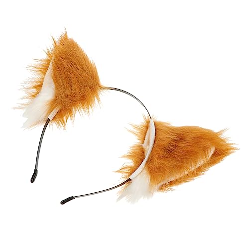 PACKOVE 3stücke Plüsch Fuchs Ohr Haarband Lustiges Cosplay Haarschmuck Für Partys Kostüme Make-up Kreatives Design Für Erwachsene Und Niedliches Accessoire Für Jeden Anlass von PACKOVE