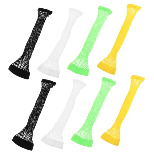 PACKOVE 4 Paare Fingerlose Lange Netzspitzenhandschuhe Elastisch Ellenbogenlang Cosplay Partyhandschuhe in Gelb Grün für Damen Club Kostüm PACKOVE 4 Paare Fingerlose Lange Netzspitzenhandschuhe Elastisch Ellenbogenlang Cosplay Partyhandschuhe in Gelb Grün für Damen Club Kostüm von PACKOVE