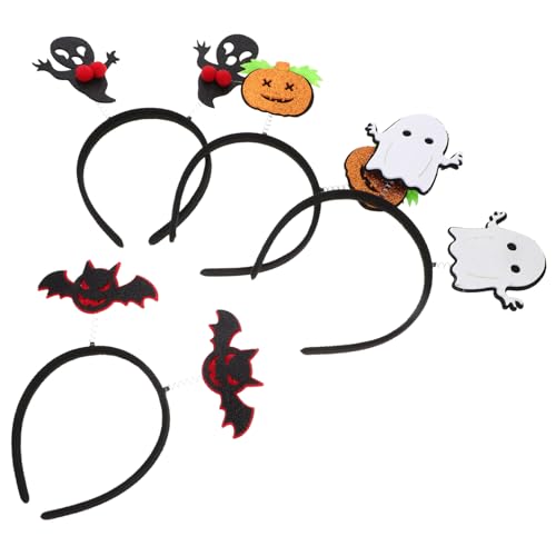 PACKOVE 4 Stück Halloween Haarreif Teiliges Kostümzubehör mit Geistern Kürbissen und Monstern für Partys und Aufführungen für Halloween Feiern und Cosplay PACKOVE 4 Stück Halloween Haarreif Teiliges Kostümzubehör mit Geistern Kürbissen und Monstern für Partys und Aufführungen für Halloween Feiern und Cosplay von PACKOVE