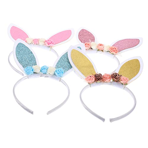 PACKOVE 4 Stück Hasenohr Stirnband Ohrschmuck Hasenohren Geblümtes Haarband Mit Hasenohren Charmant Party Lustig Rosa Groß Kaninchenohren Zu Grünes Zwiebeltuch PACKOVE 4 Stück Hasenohr Stirnband Ohrschmuck Hasenohren Geblümtes Haarband Mit Hasenohren Charmant Party Lustig Rosa Groß Kaninchenohren Zu Grünes Zwiebeltuch von PACKOVE