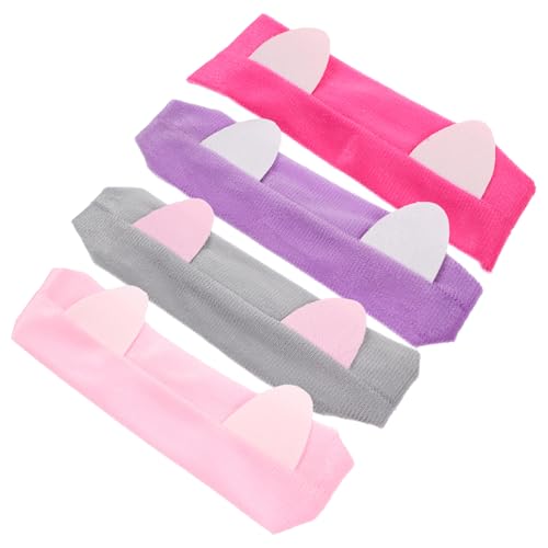PACKOVE 4 Stück Katzenohren Haarbänder Rosa und für Partys Cosplay Yoga und Make Up Vielseitige Haaraccessoires für Haartypen PACKOVE 4 Stück Katzenohren Haarbänder Rosa und für Partys Cosplay Yoga und Make Up Vielseitige Haaraccessoires für Haartypen von PACKOVE