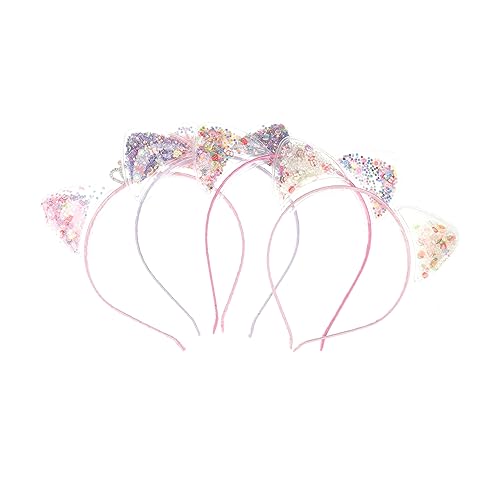 PACKOVE 4 Stück Mädchenstirnband für haarschmuck Babykopfbedeckungen Haarzubehör Kopfbedeckung haarband Kopfschmuck Urlaubs-Stirnband haarband von PACKOVE