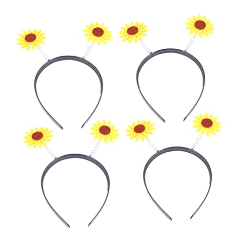 PACKOVE 4 Stück Sonnenblumen Haarschmuck Niedliche Haarreifen für Partys Reisen und Tägliches Tragen mit Süßem Design und Rutschfestem Material PACKOVE 4 Stück Sonnenblumen Haarschmuck Niedliche Haarreifen für Partys Reisen und Tägliches Tragen mit Süßem Design und Rutschfestem Material von PACKOVE