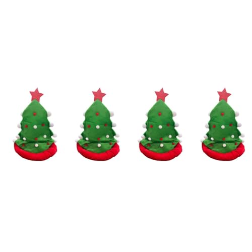 PACKOVE 4 Stück Weihnachtsbaummütze Strickmütze Mit Weihnachtsbaum Grüne Weihnachtsmütze Weihnachtsbaum Kostüm Zubehör Weihnachtsmann-mütze Weihnachtselfe Clown Männer Und Frauen Flanell PACKOVE 4 Stück Weihnachtsbaummütze Strickmütze Mit Weihnachtsbaum Grüne Weihnachtsmütze Weihnachtsbaum Kostüm Zubehör Weihnachtsmann-mütze Weihnachtselfe Clown Männer Und Frauen Flanell von PACKOVE
