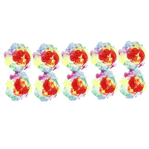 PACKOVE 5 Stück Teiliges Hawaiianisches Hibiskus Bikini Top und Rock Kostüm für Luau Partys Tropische Kostümaccessoires für Unvergessliche Sommerfeiern von PACKOVE