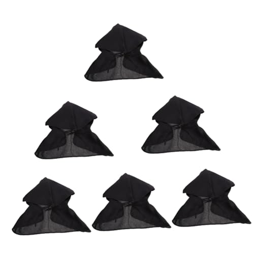 PACKOVE 6 STK Halloween-Mantel Halloween-Zubehör schwarzer Umhang Mittelalter Kleidung Hut von PACKOVE