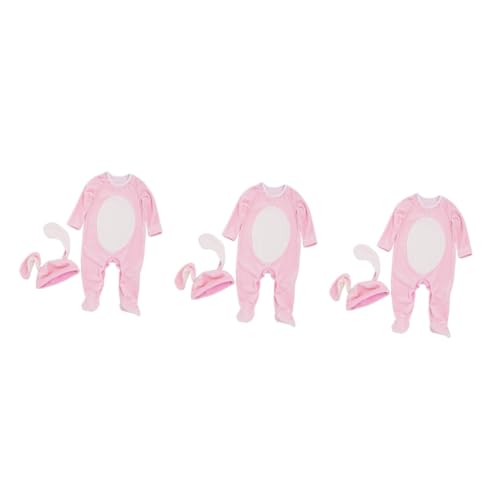 PACKOVE Babykleidung Für Jungen 6 Stk Einteiliges Kostüm Outfits Für Neugeborene Jungen Baby Ein Stück Overalls Rosa Anzüge Für Jungen von PACKOVE