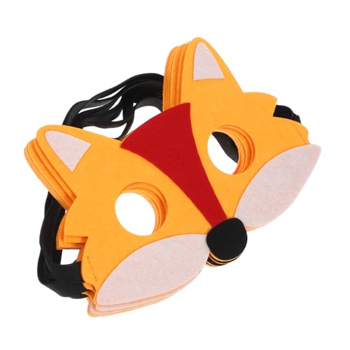 PACKOVE 6 Stück Teiliges Filz Fuchsmaske Halbmaske für Halloween Cosplay und Partys Dekoratives Kostümzubehör mit Feinen Details und Kreativem Design Einfach Anzulegen Tragen PACKOVE 6 Stück Teiliges Filz Fuchsmaske Halbmaske für Halloween Cosplay und Partys Dekoratives Kostümzubehör mit Feinen Details und Kreativem Design Einfach Anzulegen Tragen von PACKOVE